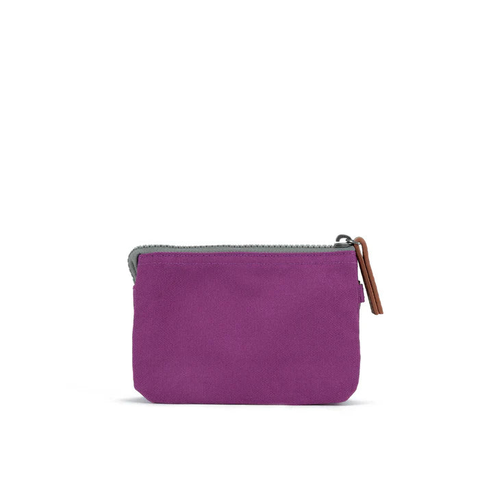 back view of purple Carnaby wallet.