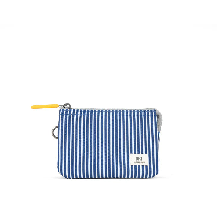 blue and white stripe Carnaby wallet.