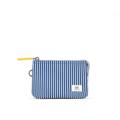 blue and white stripe Carnaby wallet.