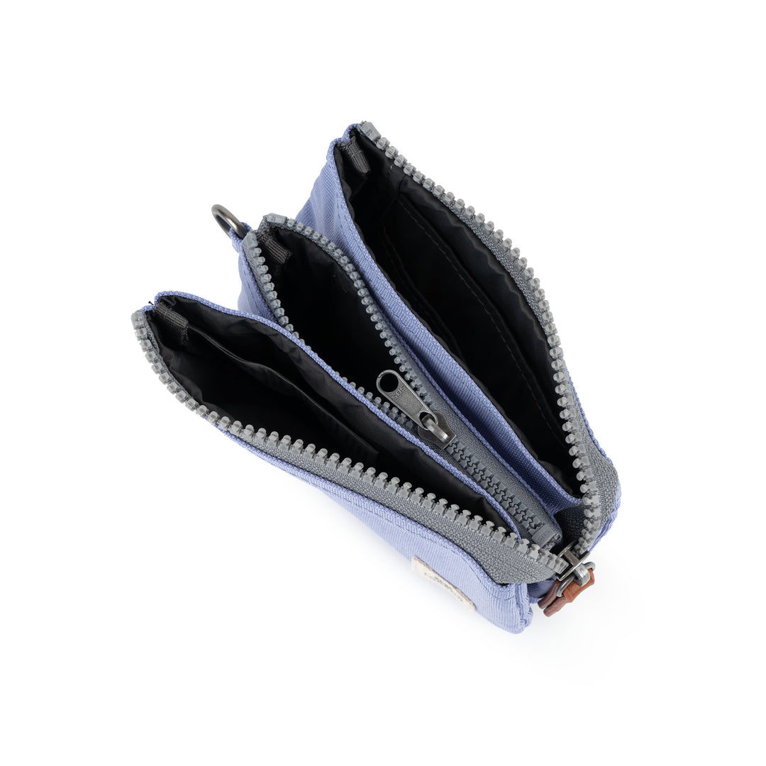 top open view of Thistle Carnaby Small Wallet