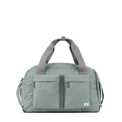 front view of Pewter Recycled Canvas Gatwick Duffle
