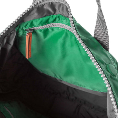 interior view of emerald canfield b backpack.