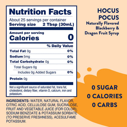 nutritional label. call 5013272182 for more info