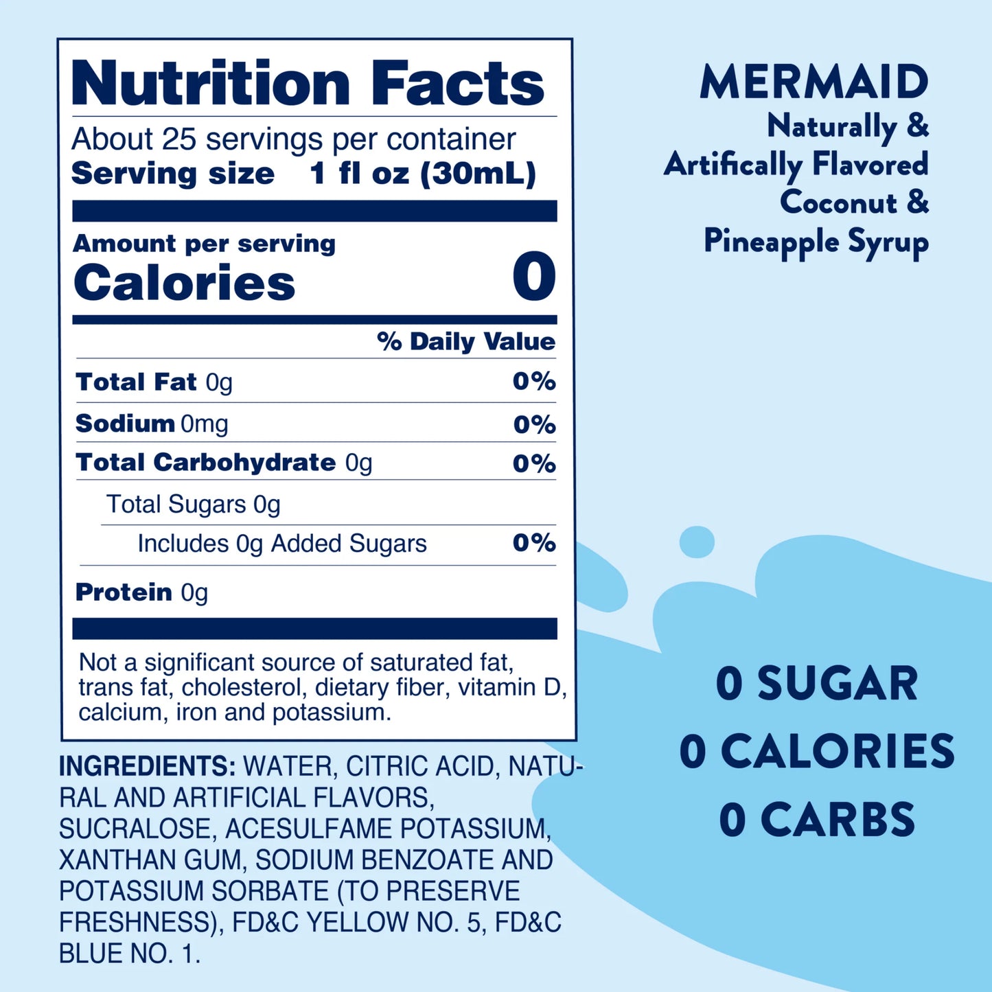 Nutritional label. call 501-327-2182 for details