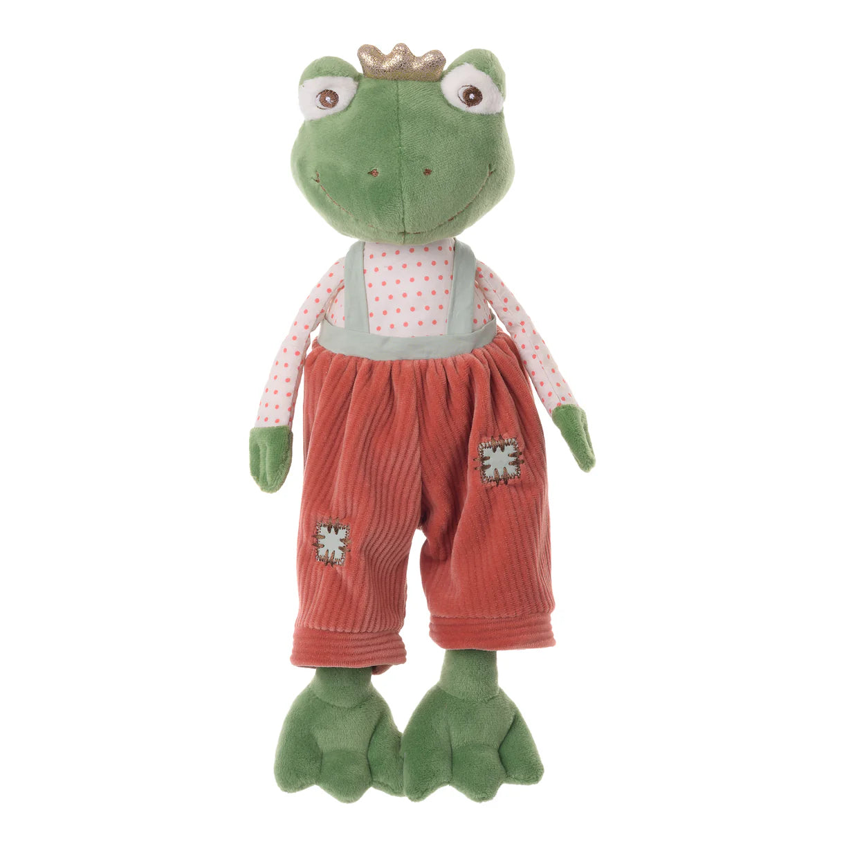 Prince Frog Plush Toy shown on a white background