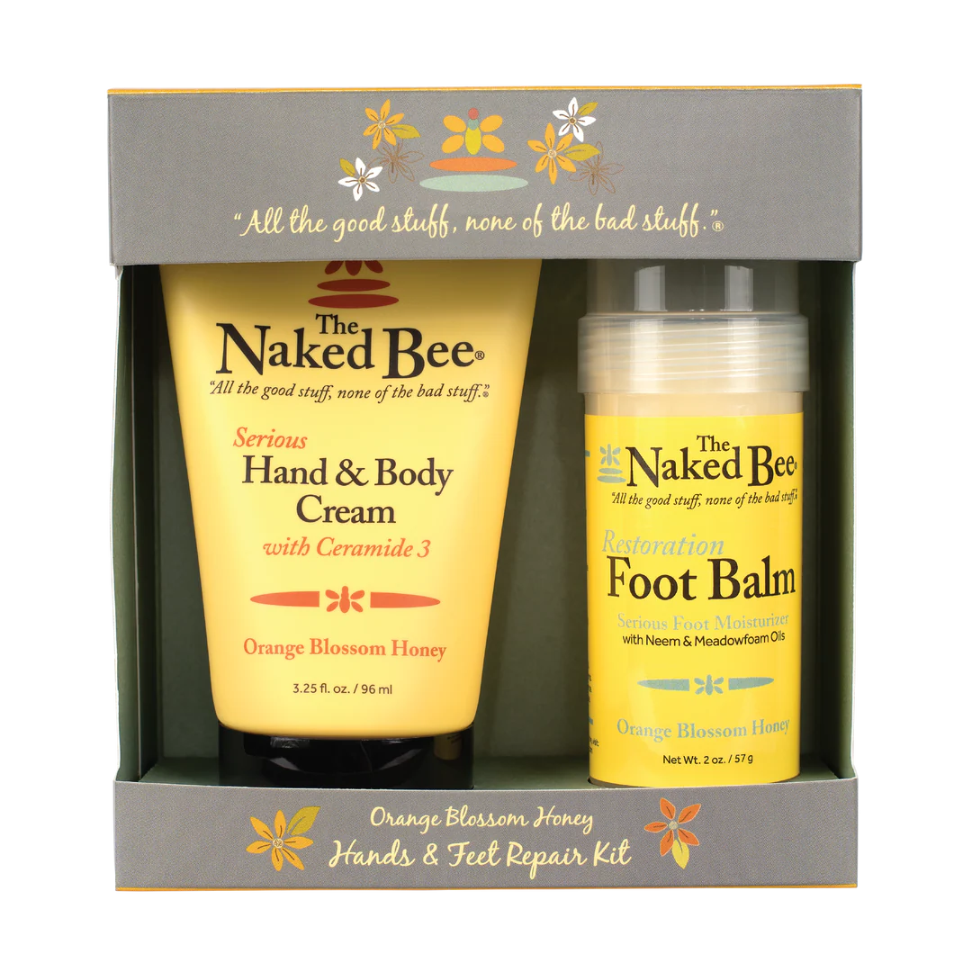 Orange Blossom Honey Hand and Feet Kit shown on a white background