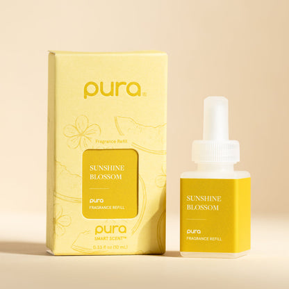 sunshine blossom vial and its yellow box packaging