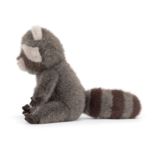 side view of Trixiwoo Raccoon Plush Toy