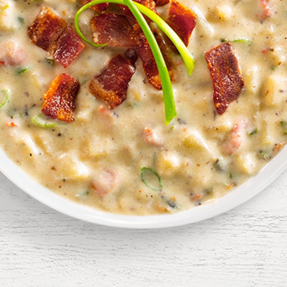 bowl of Rocky Mountain Trail Loaded Potato Soup 
