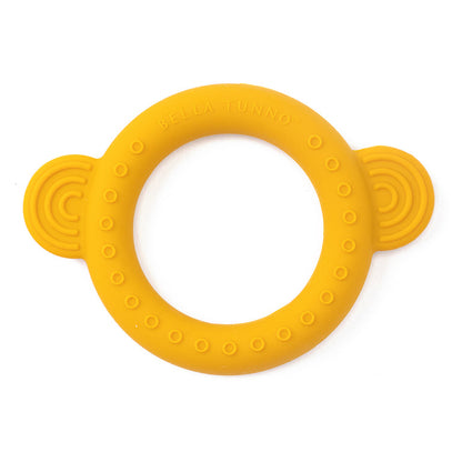 yellow monkey shaped teether.