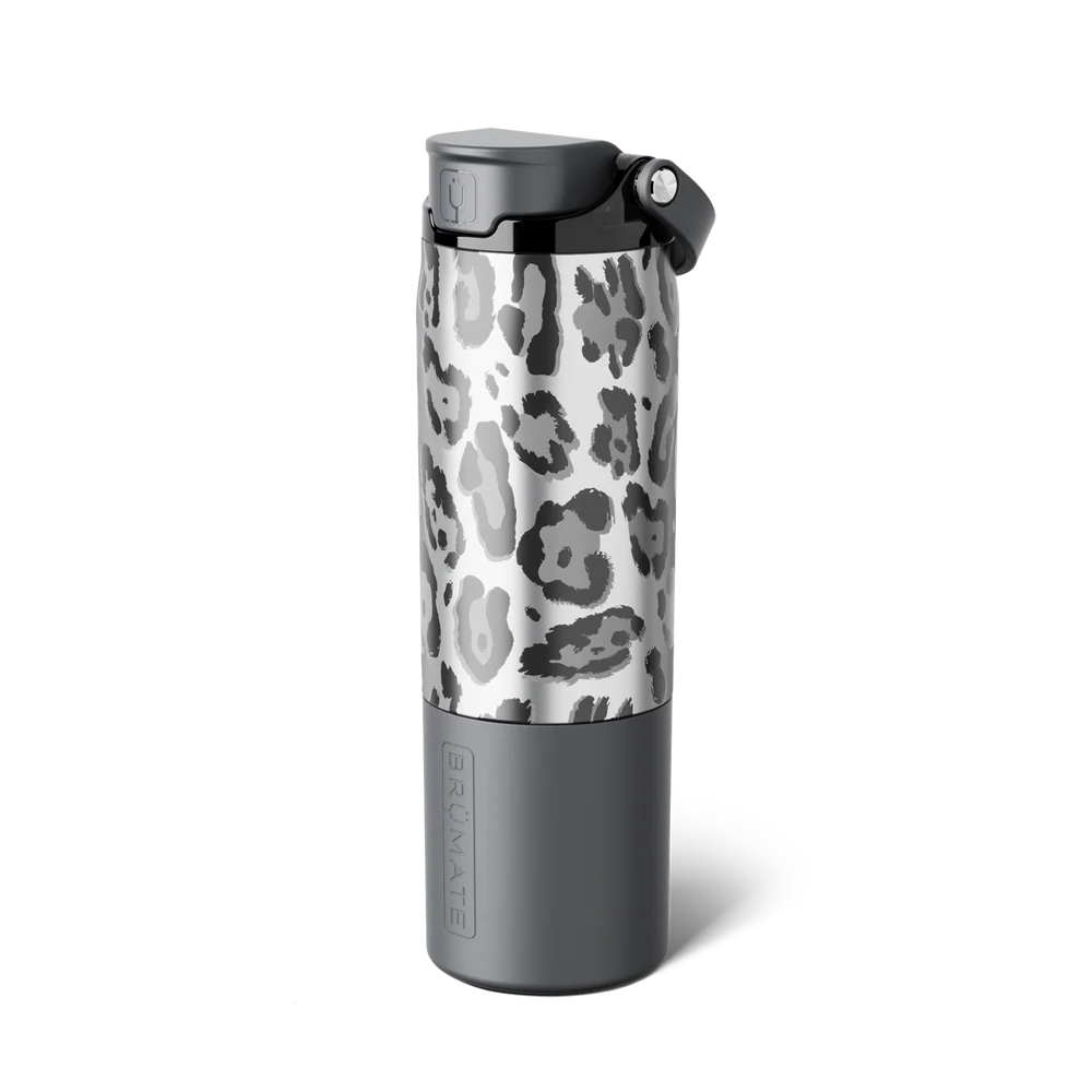 The BrüMate Rise 25 Ounce in pattern  Metallic Leopard