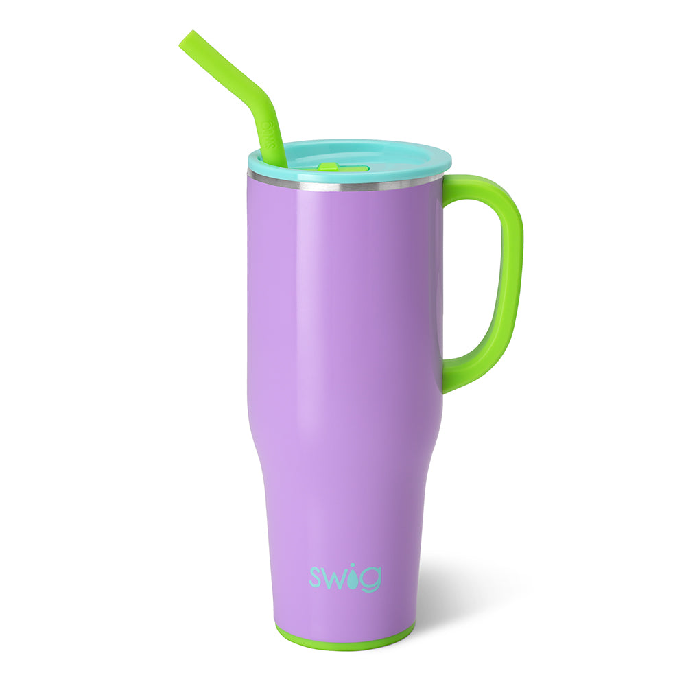 ultra violet mega mug on a white background.