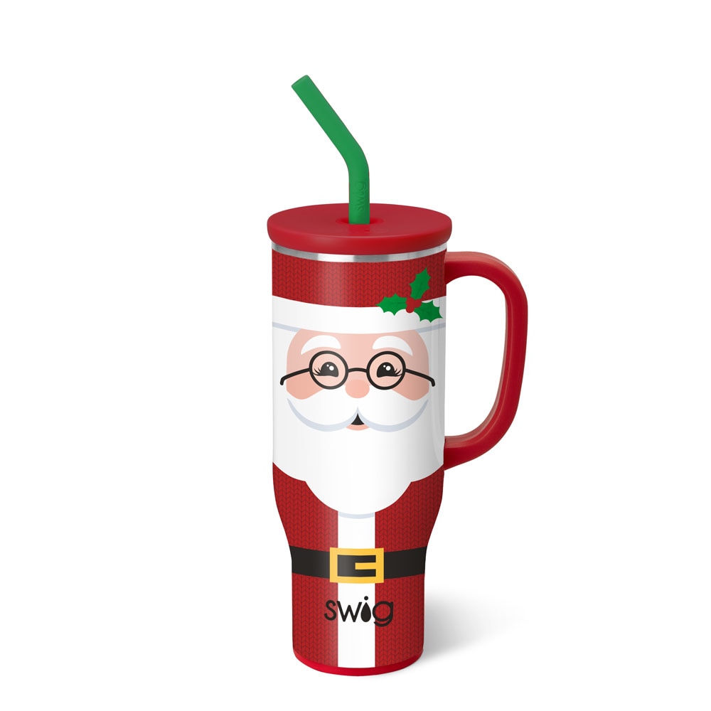 Mr. Claus Mega Mug, 30 Ounce, with image of Santa on it