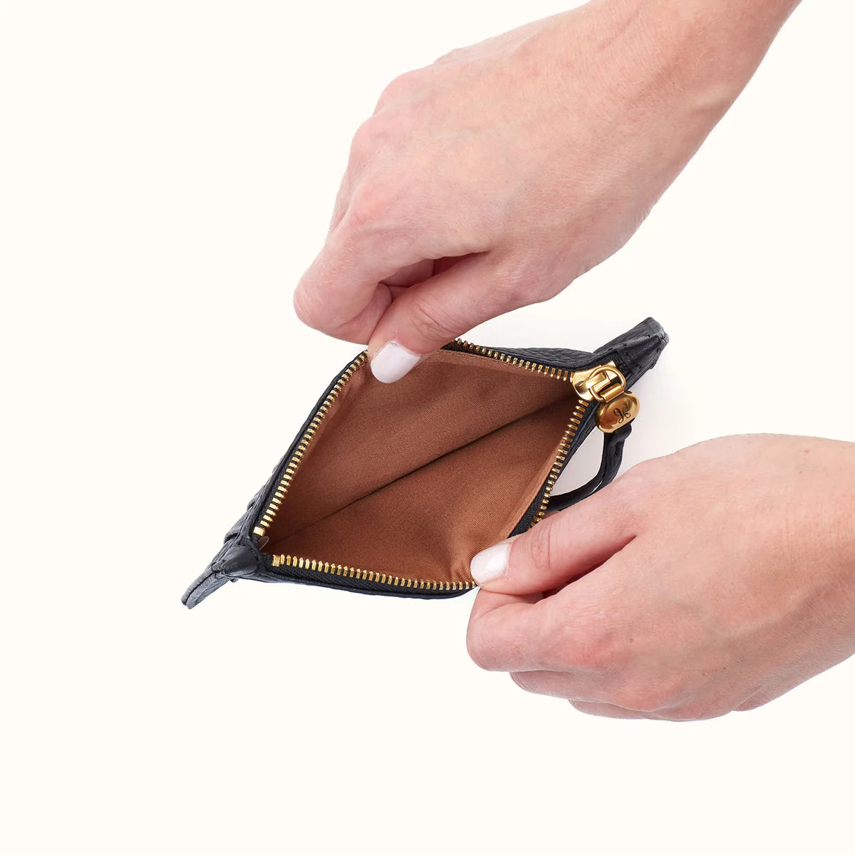 top down open view of the carte card wallet