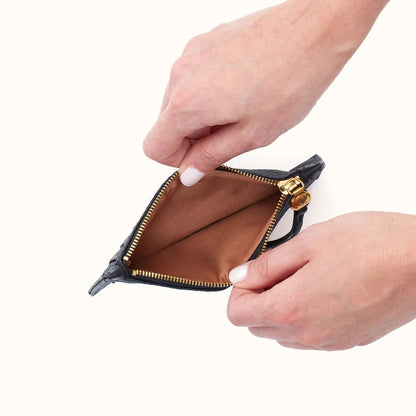 top down open view of the carte card wallet