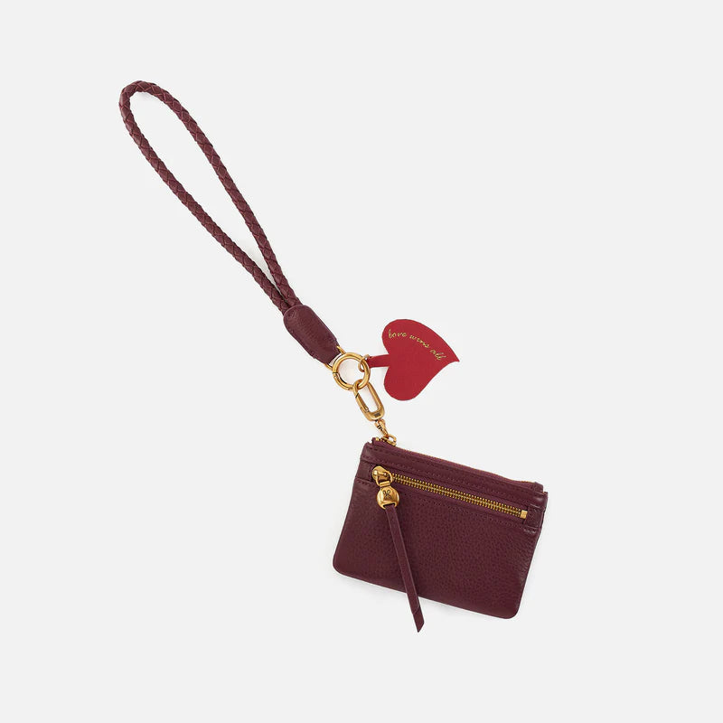 mulberry glaze Lasso Phone Wristlet shown on a white background