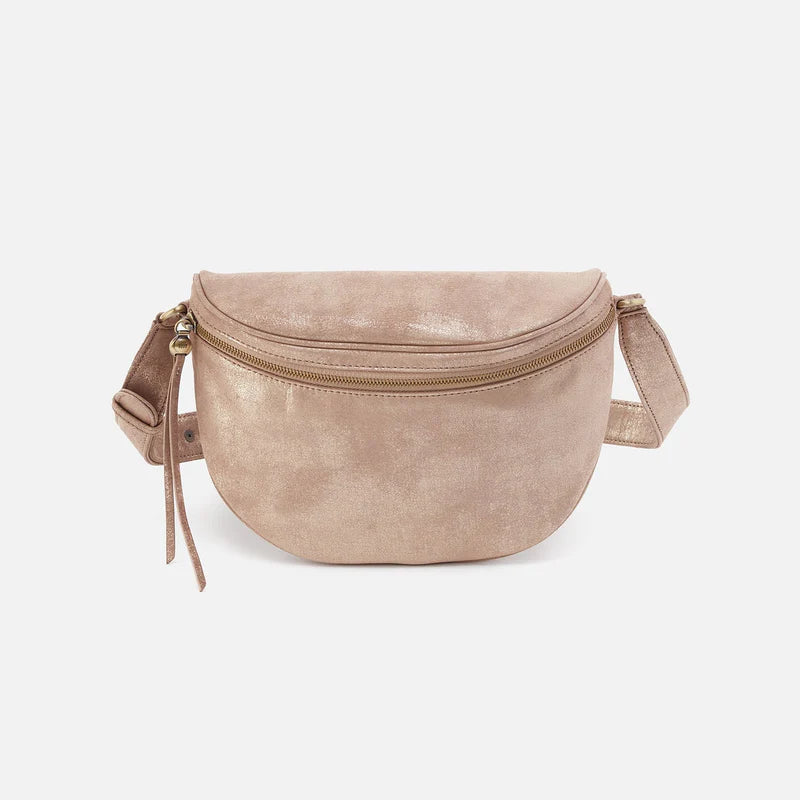 Gilded Beige juno bag on a white background.