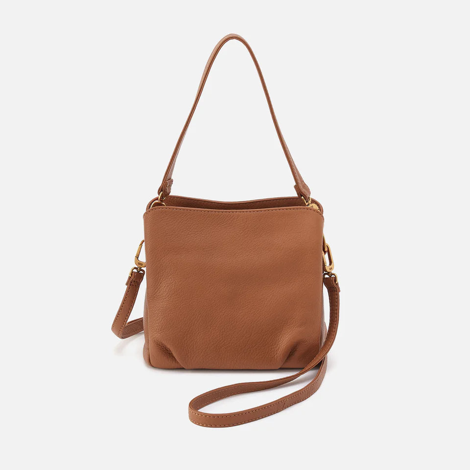 warm honey Starr Convertible Shoulder Bag
