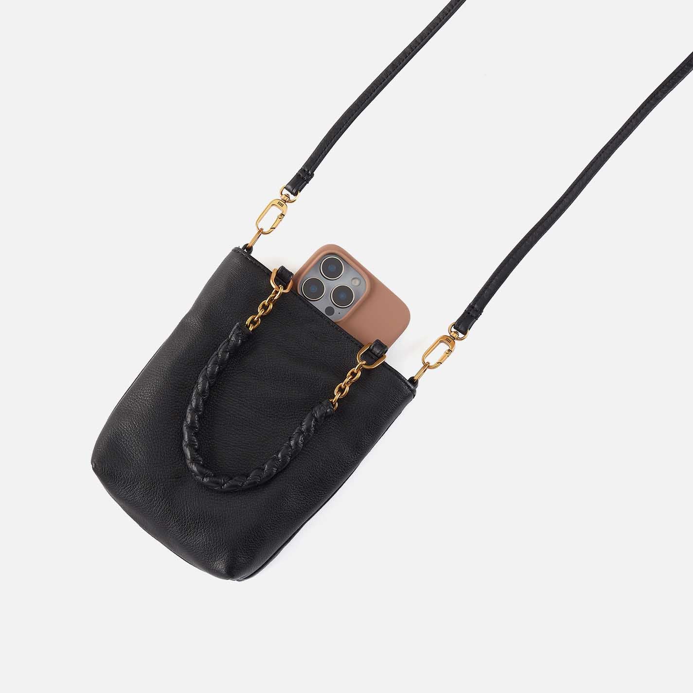 black Tennessee Mini Bag with phone in it