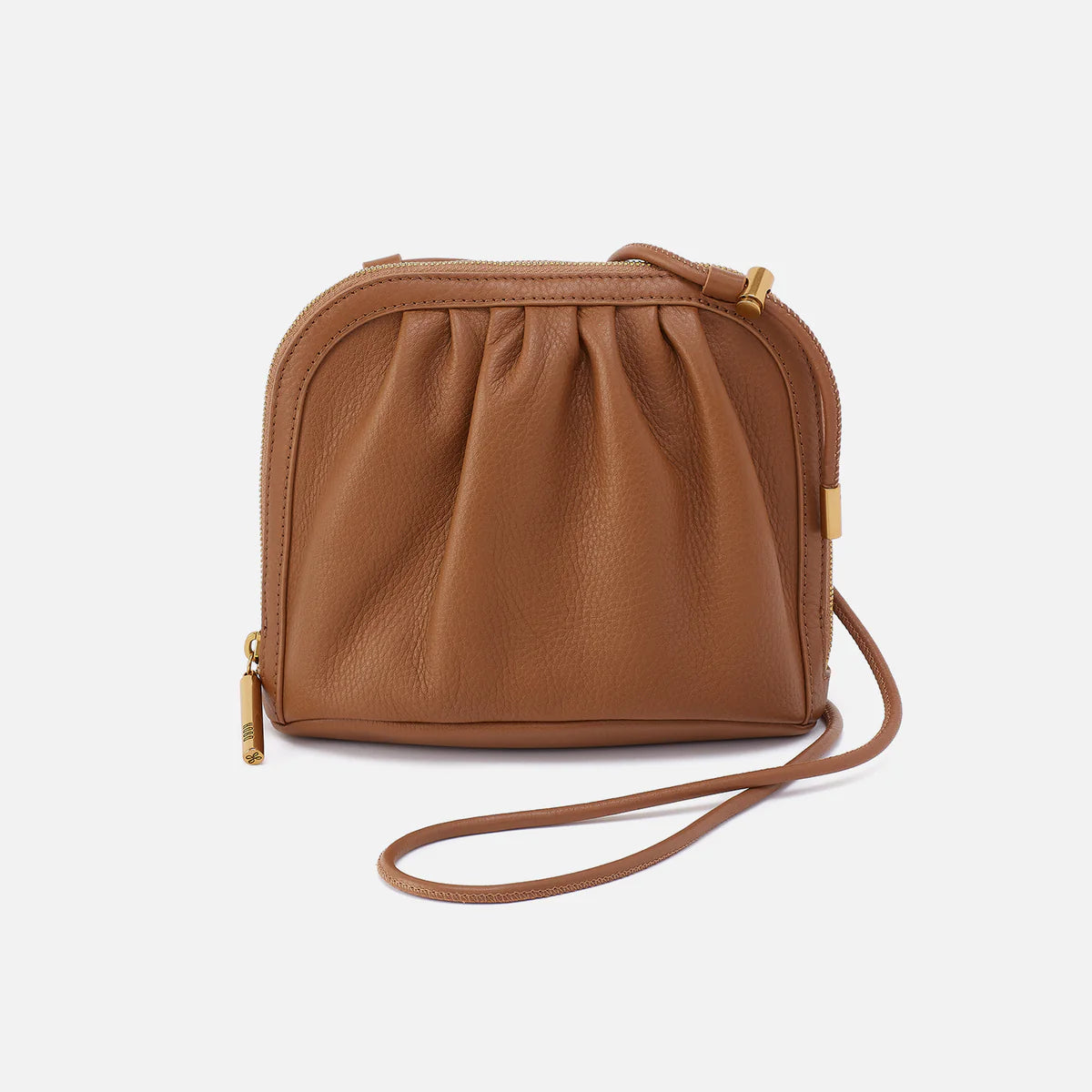Isabelle Crossbody in the color timber showing the strap