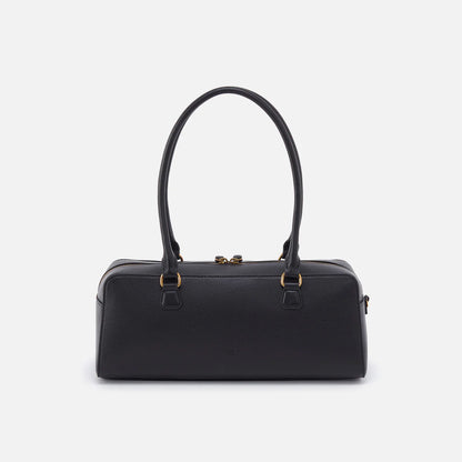 back view of the Sadie Satchel in black