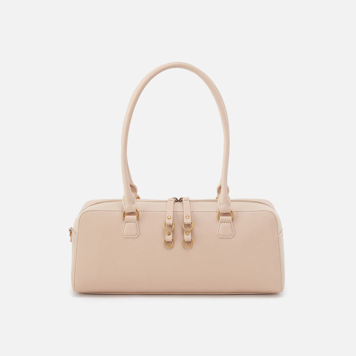front view of the Sadie Satchel in stonewash