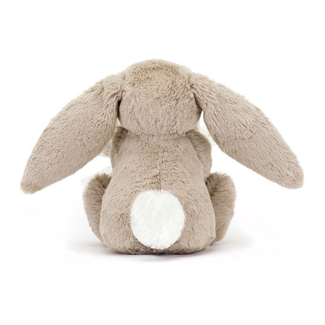 back view of beige Bashful Bunny Soother Plush Toy