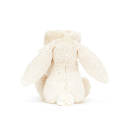 back view of Blossom Bunny Soother Plush Toy Cream Berry