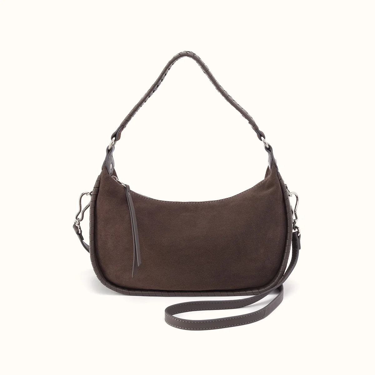 front view of the mia crossbody in color hearthstone