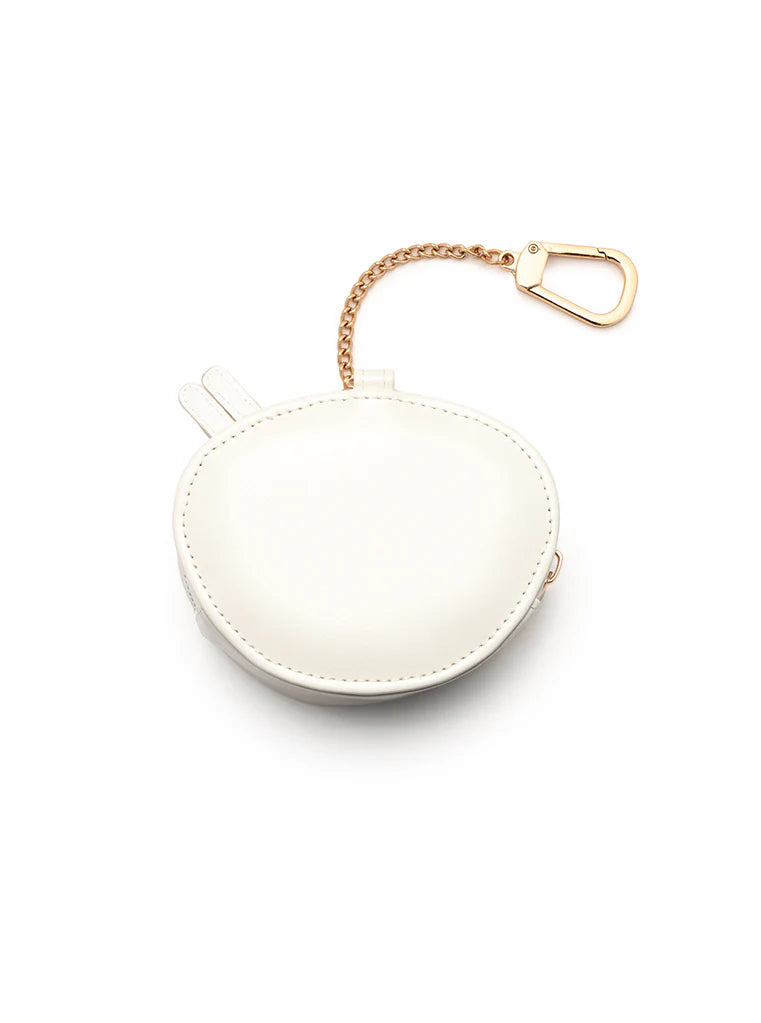 Back view of ramen bag charm pouch