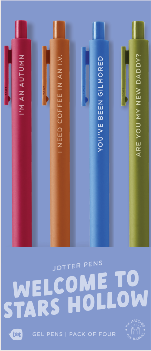 Jotter Pens Set of 4, Welcome to Star's Hollow