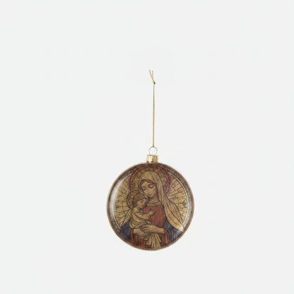 ornament featuring mary holding jesus
