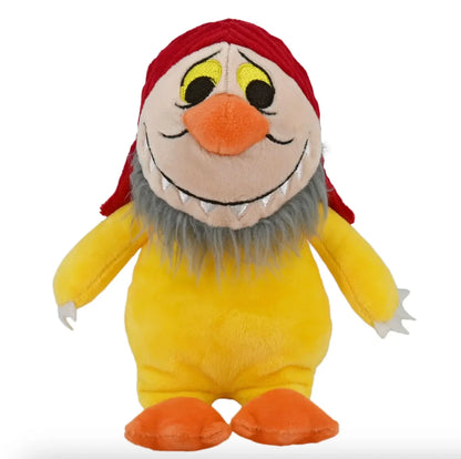 front view Tzippy Monster, Where the Wild Things Are Plush Toy on a white background