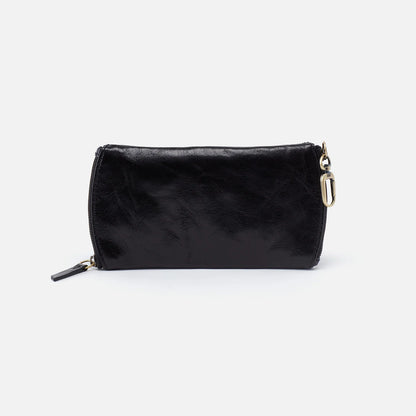 black polished leather Spark Glasses Case