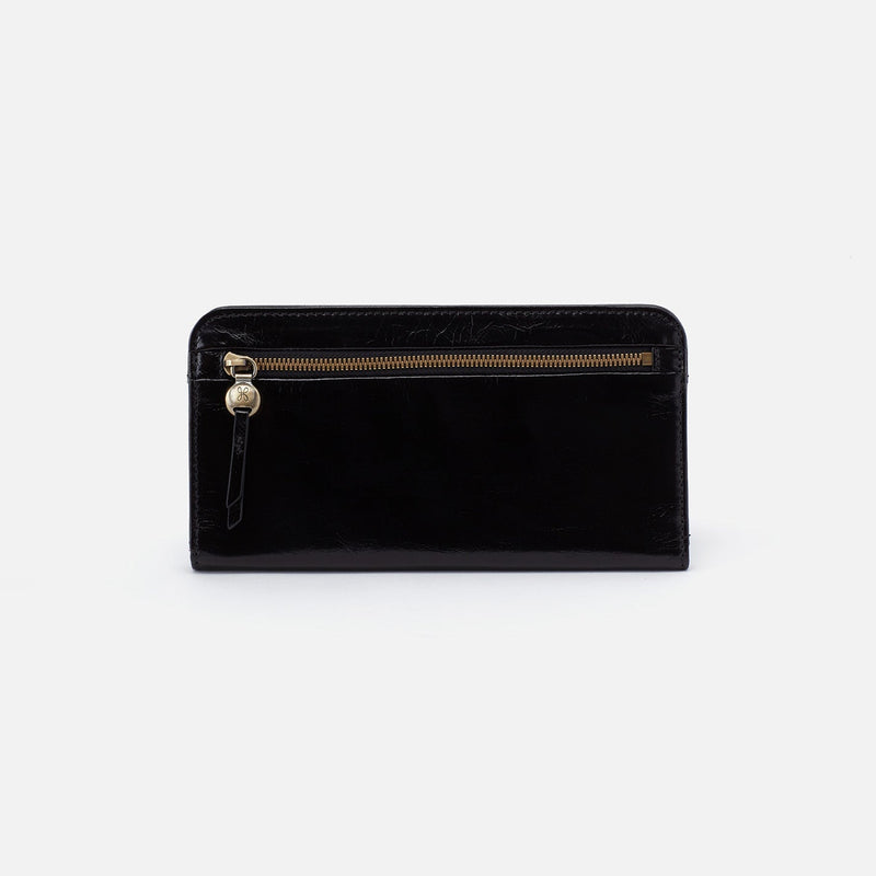 black angle wallet on a white background.