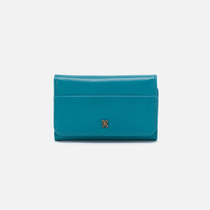 biscayne blue jill wallet on a white background.