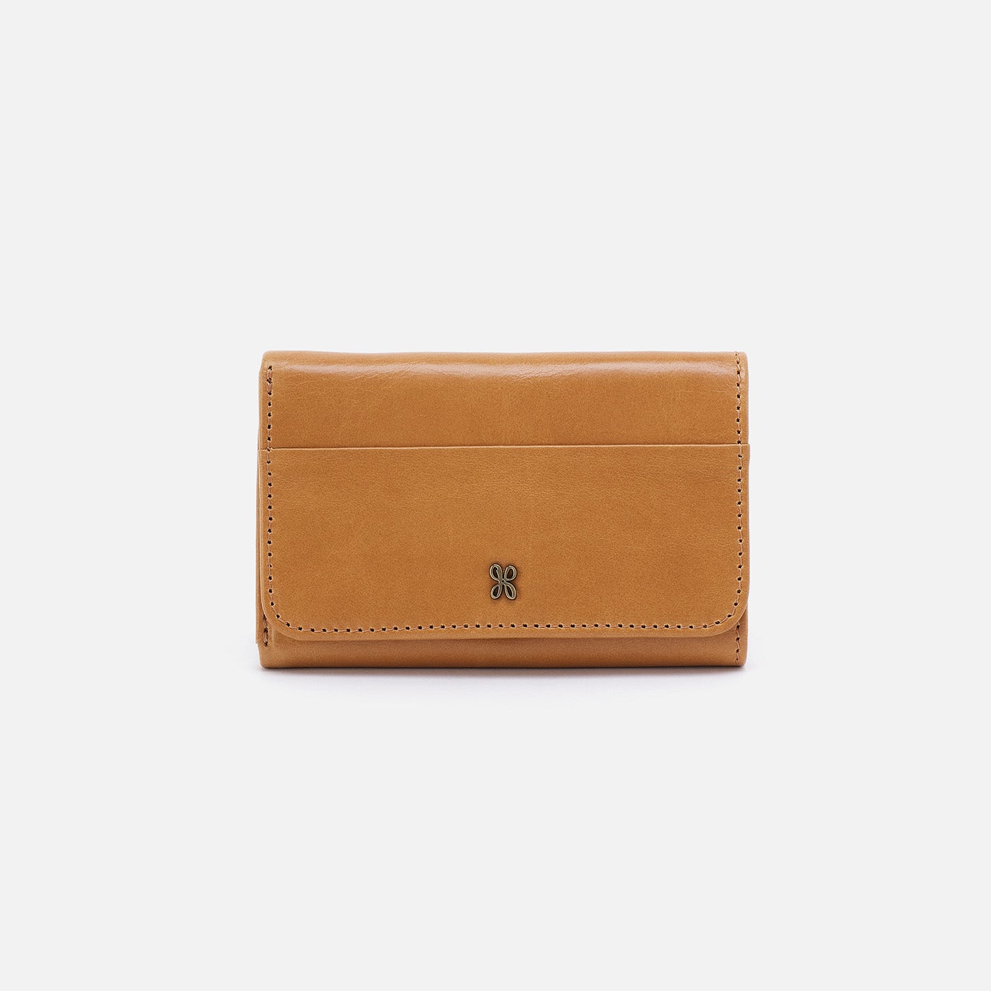 natural  jill wallet on a white background.