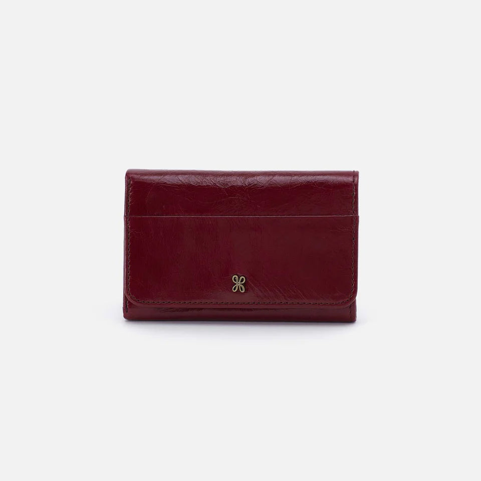 saddle berry Jill Trifold Wallet