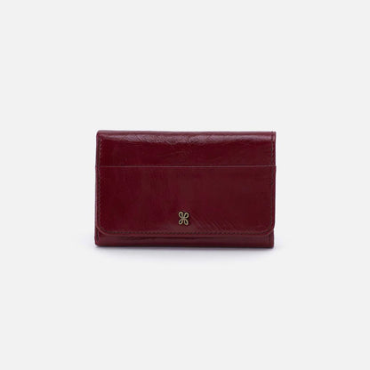 saddle berry Jill Trifold Wallet