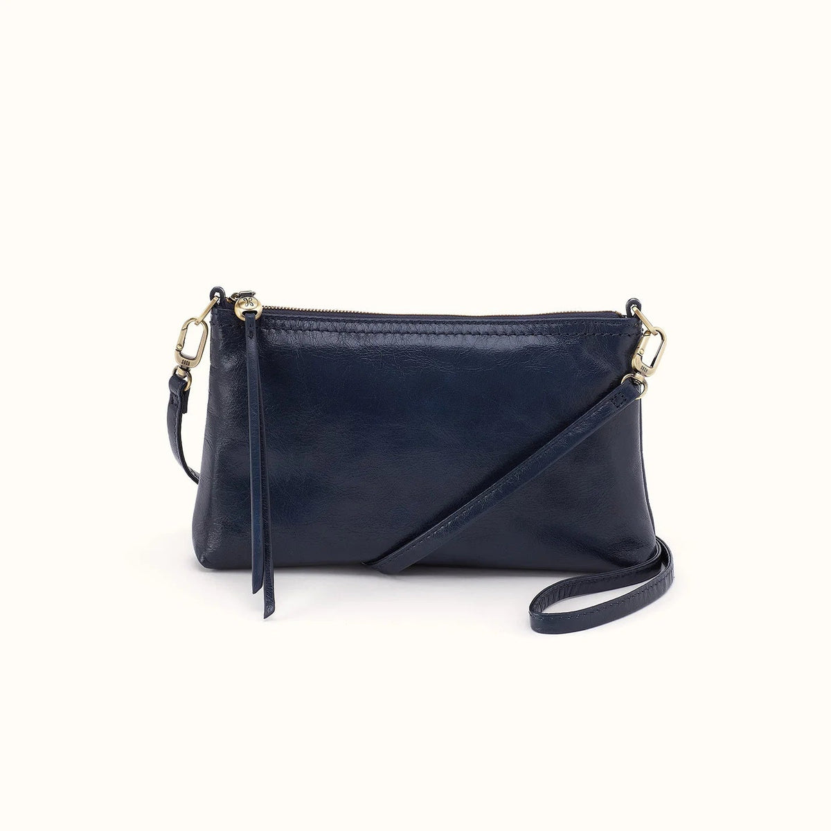 front view of the darcy cross body in the color ink navy