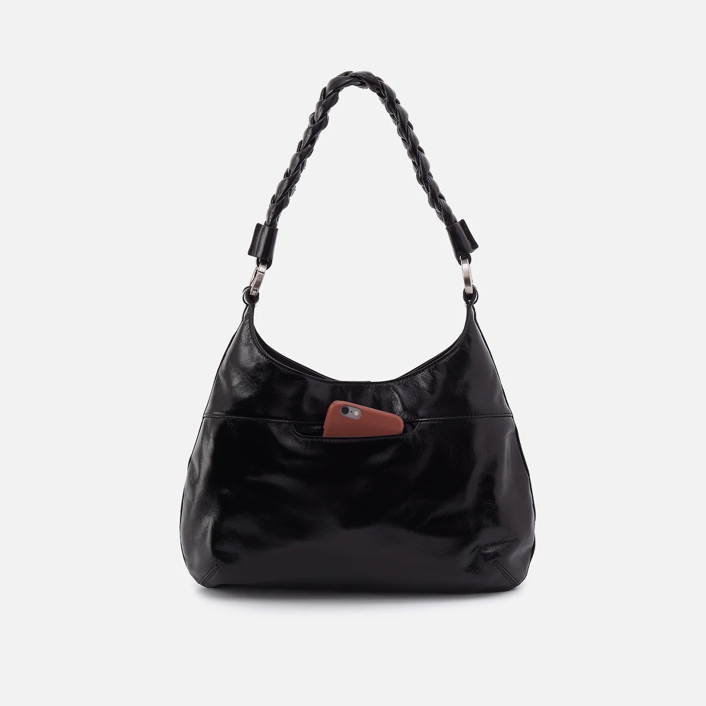black view of black Madison Shoulder Bag