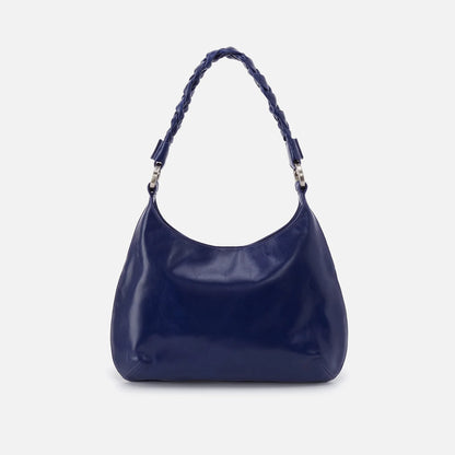 winter violet Madison Shoulder Bag shown on a white background