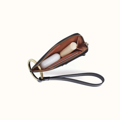 topw down open view of the black jett wristlet