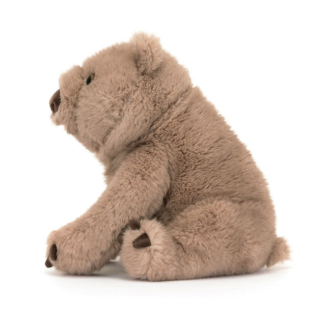 side view of Wonda Wombat Plush Toy
