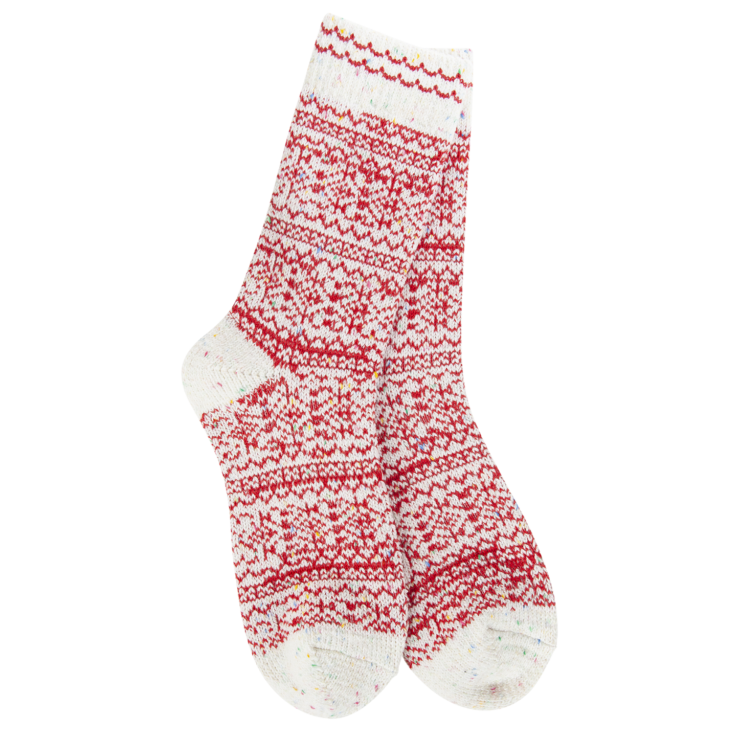 Crescent Sock Company - Weekend Crew Socks, Peppermint Confetti