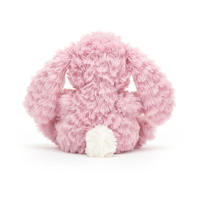 back view of tulip pink Yummy Bunny Plush Toy