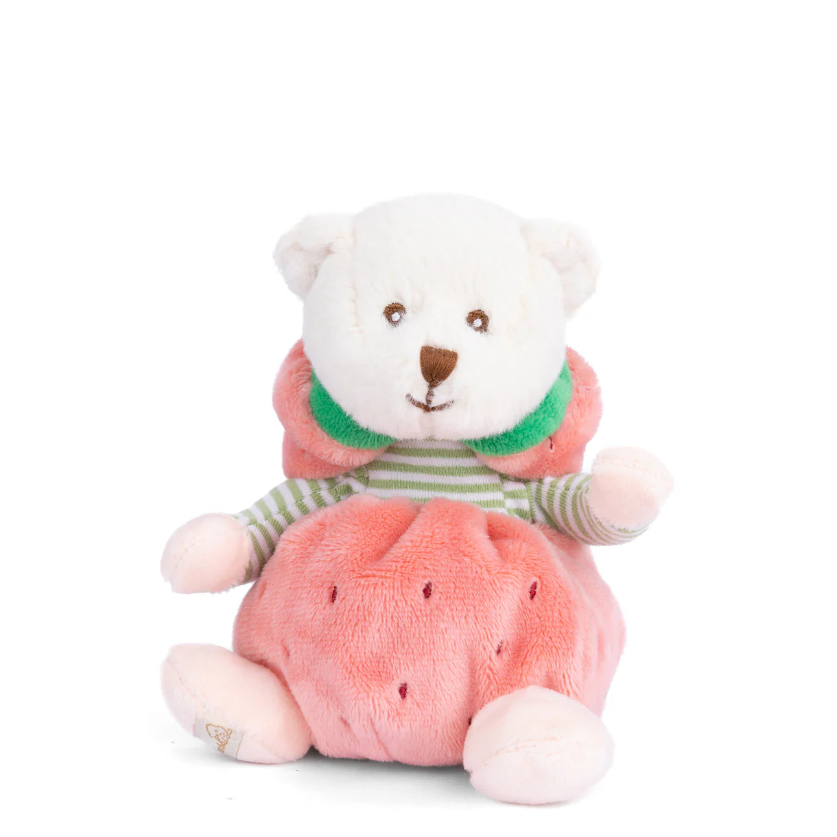 Ziggy Strawberry Plush Toy without hood on