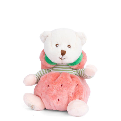 Ziggy Strawberry Plush Toy without hood on