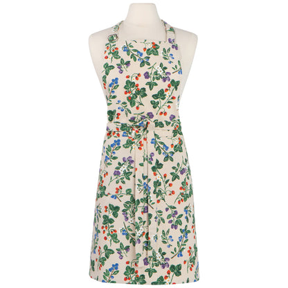 tan aron covered in various berry sprigs