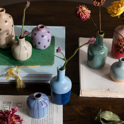 Bloomingville - Multi Color Stoneware Vase